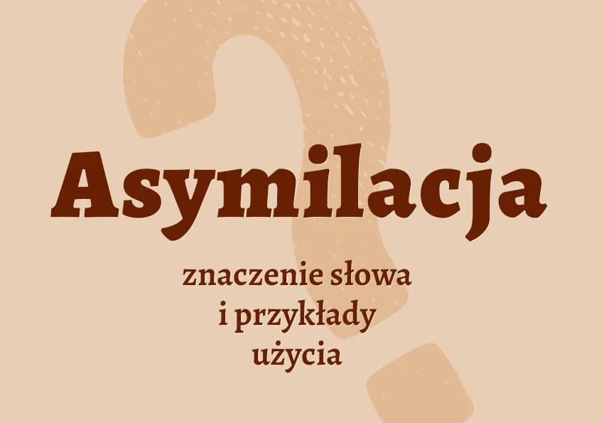 Asymilacja co to? Definicja i znaczenie w różnych kontekstach