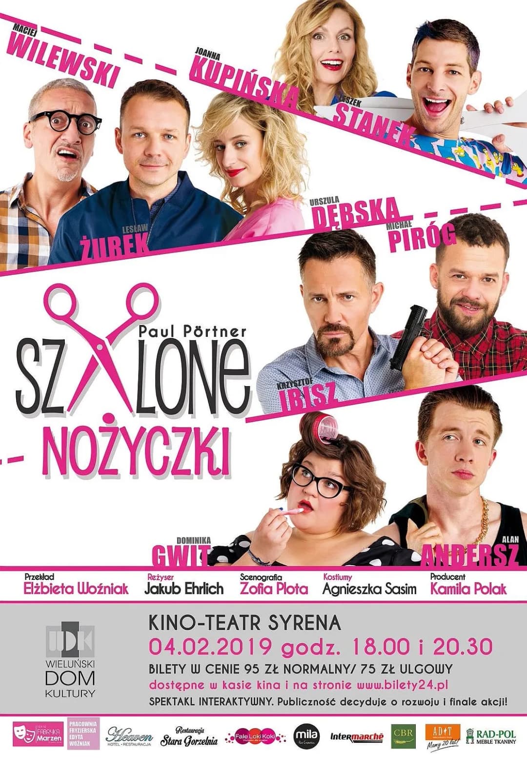 Szalone nożyczki spektakl – odkryj tajemnice i emocje tej sztuki