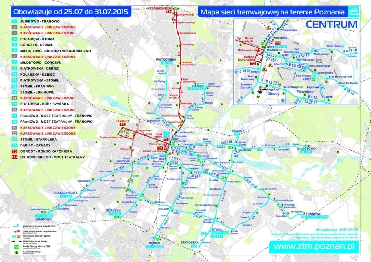 MPK 13 Poznań: Trasa, Rozkład i Przystanki Linii Tramwajowej