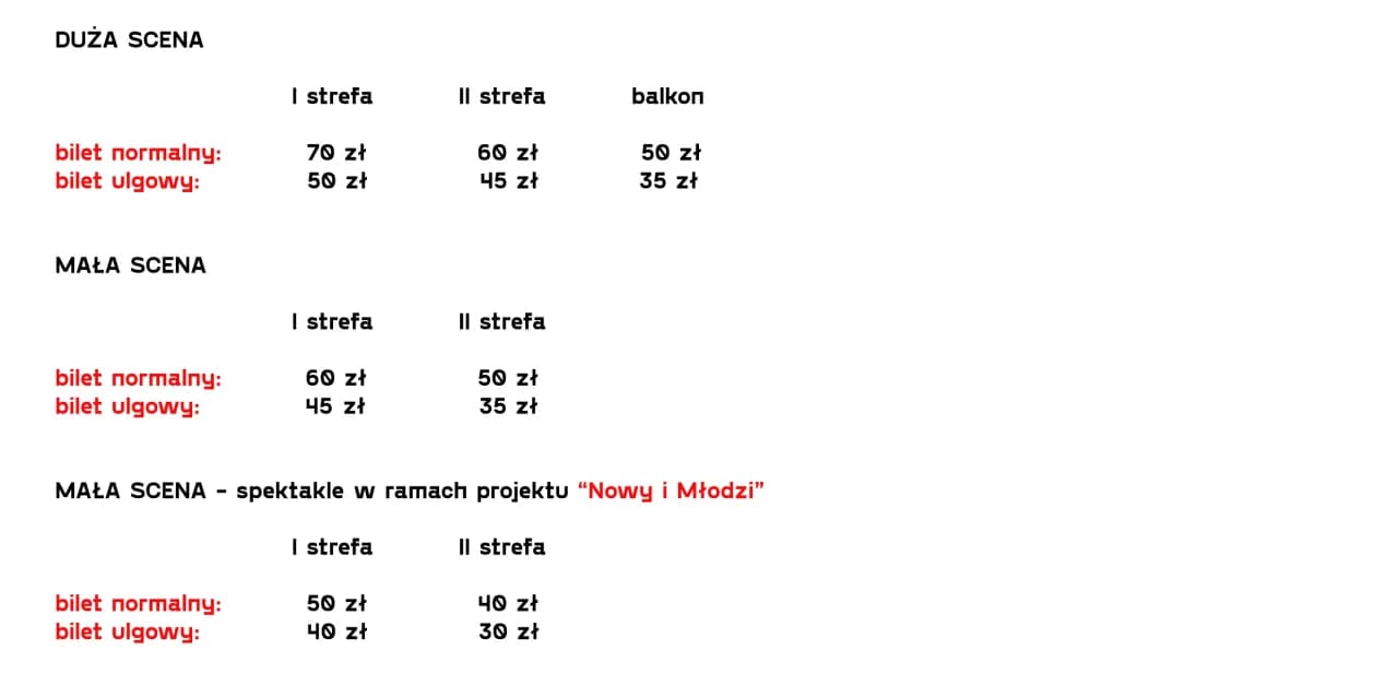 Ile kosztuje bilet do teatru? Ceny w różnych miastach Polski